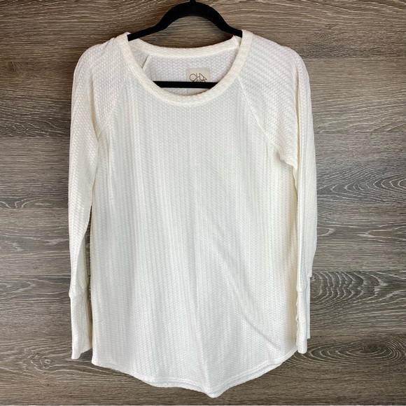 Chaser thermal waffle knit Henley Size M - Picture 1 of 8